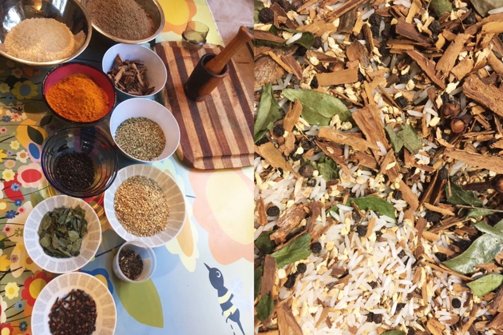 Zutaten und Mischung